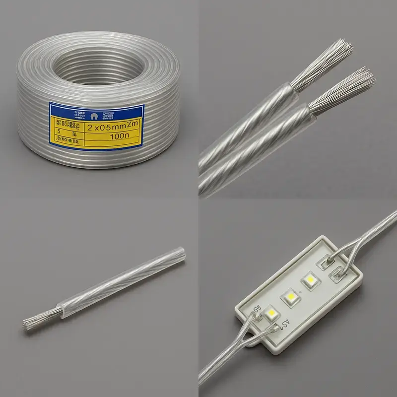 fil électrique transparent led.webp