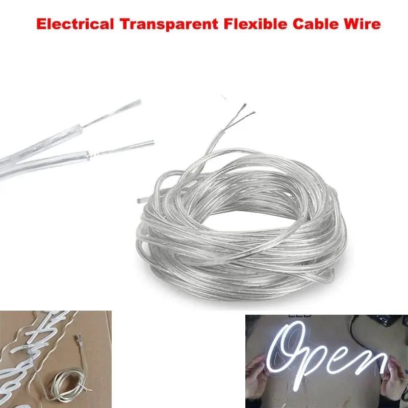 Câble Transparent 2×0.5mm² Cuivre Étamé 2.webp