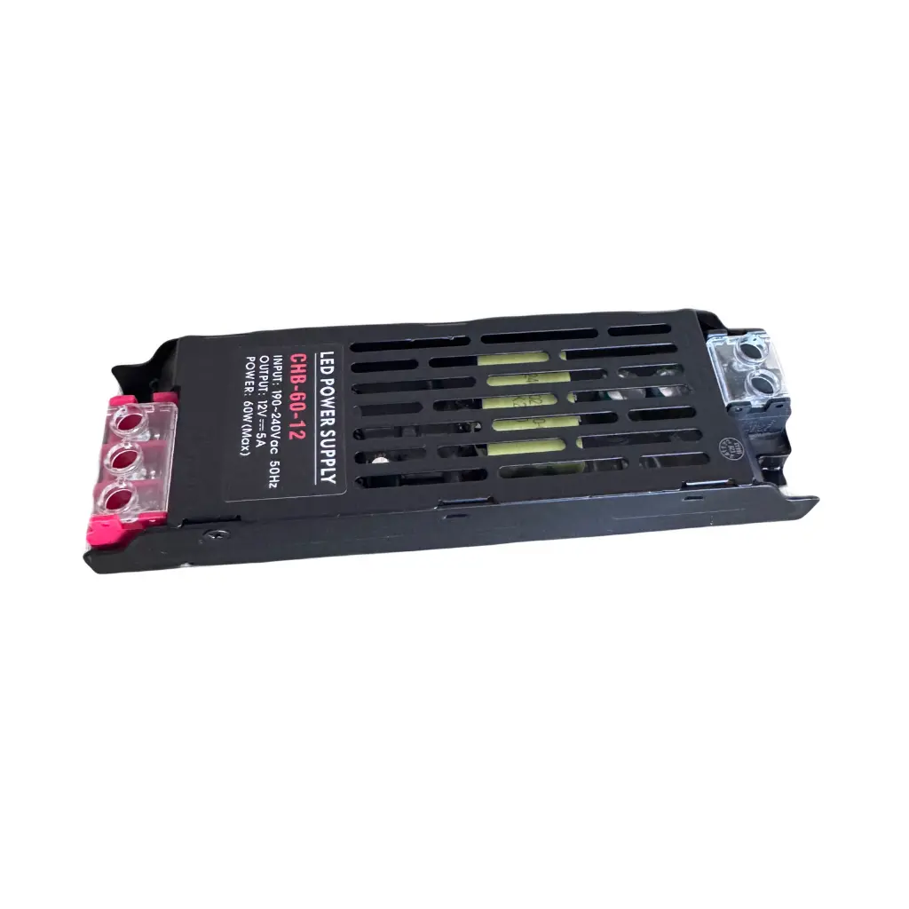 Alimentation  Transformateur 12V 60W AC-DC CHB-60-12 Anti-Poussière.webp