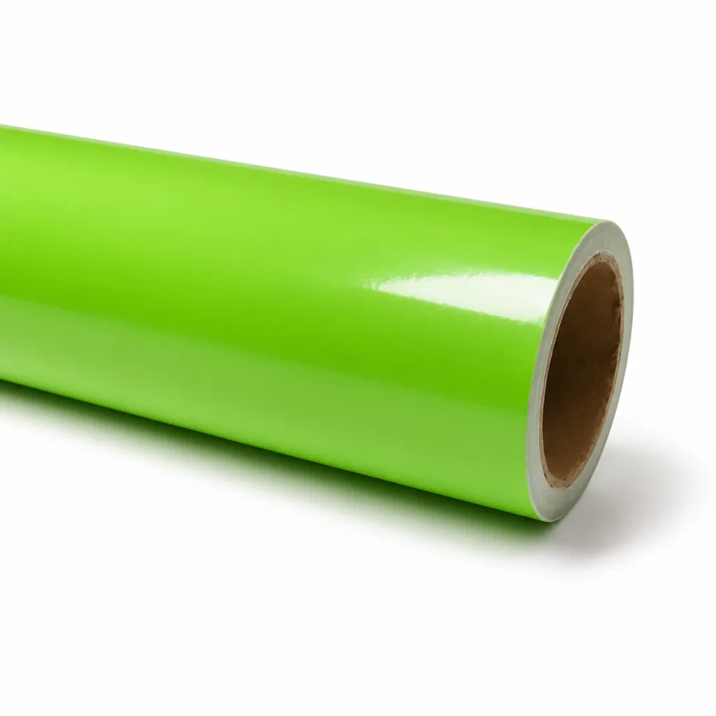 vinyle vert.