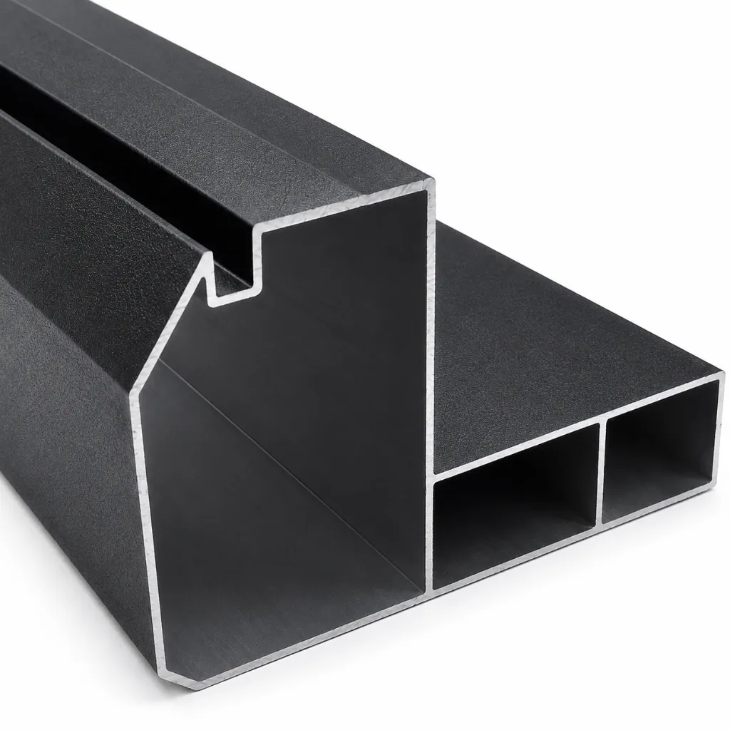 ALUMINUM PROFILE 9045 BLACK COLOR PROFILES