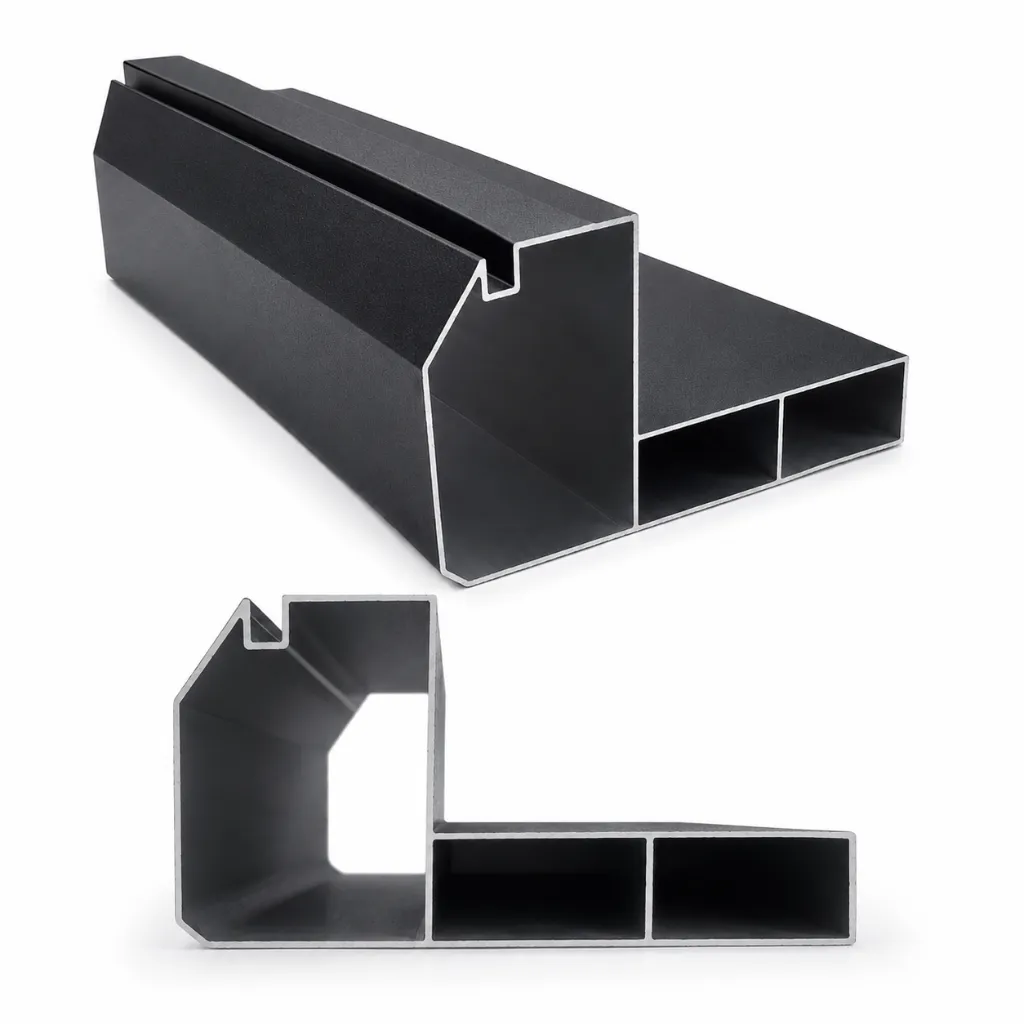 ALUMINUM PROFILE 9045 BLACK COLOR PROFILES