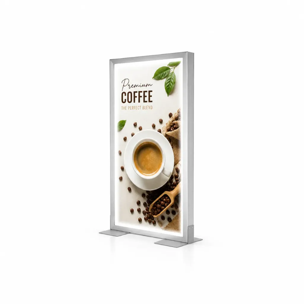 ALUMINUM PROFILE  8CM LIGHT BOX FRAME DOUBLE SIDE