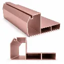ALUMINUM PROFILE 9045 ROSE  GOLD COLOR PROFILES2.webp