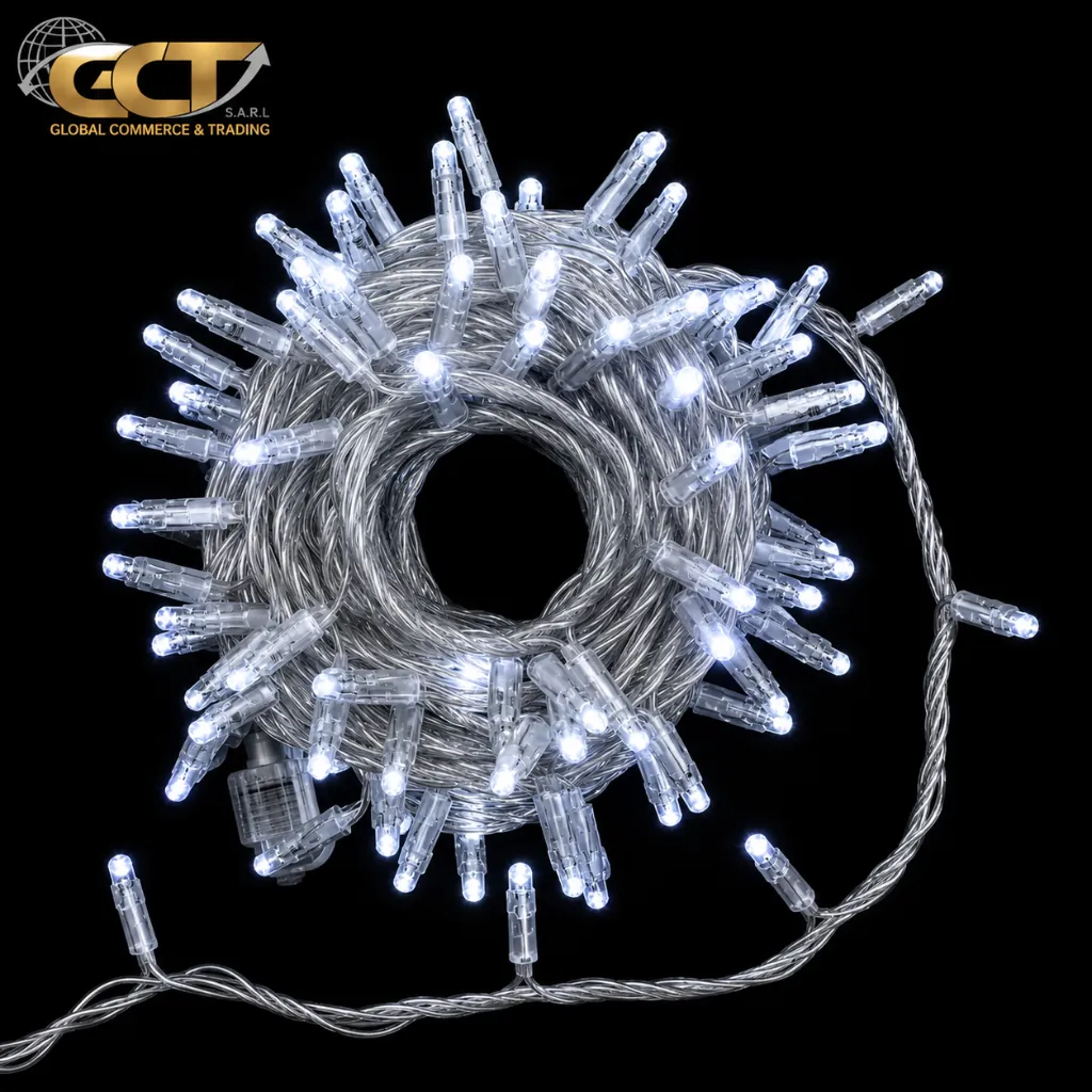 Guirlande lumineuse 100 LED F8 10M FH-10M100LED-F8.