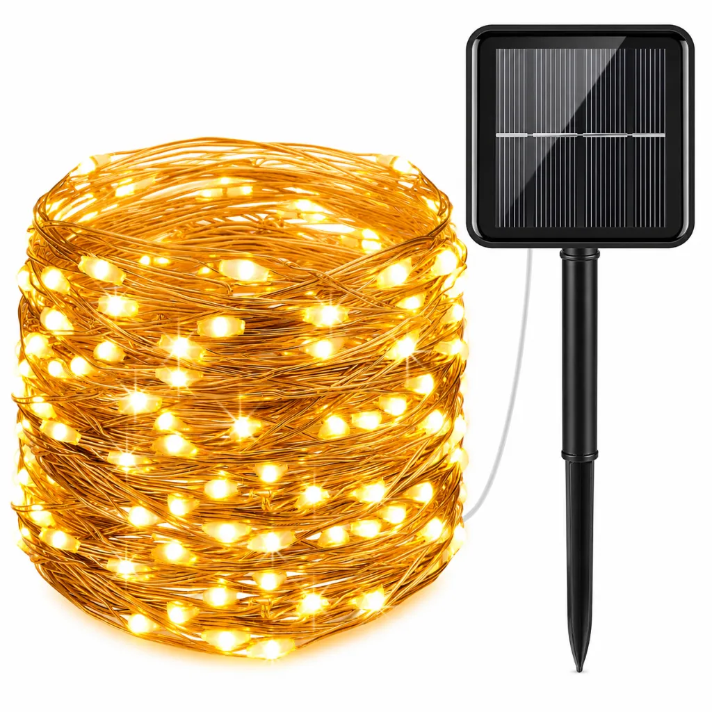 Solar light string:10M100LED  FH-Solar-10M100LED-F5
