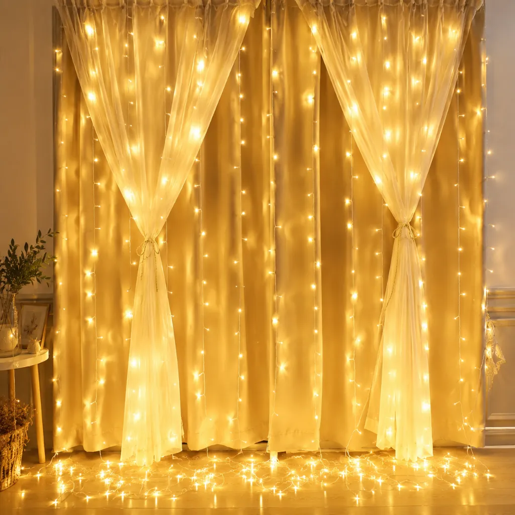 Rideau Lumineux Cascade – 3 × 2 m – 240 LED – FH-WF-3×2M-240LED-F5