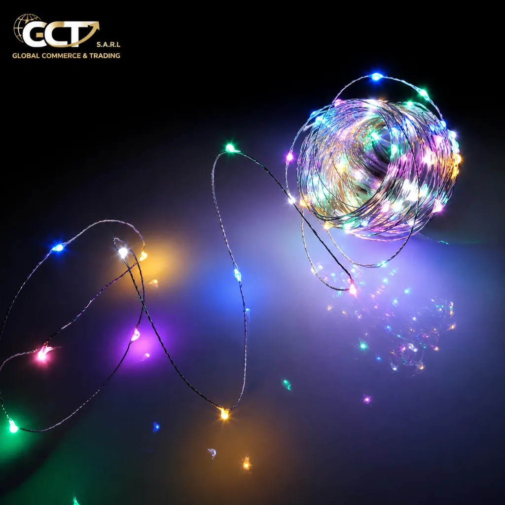 Guirlande Lumineuse LED USB RGB – Fil de Cuivre – 5 m – 50 LED