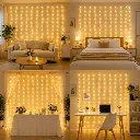 utilisations Rideau lumineux (intérieur) 3×2 m – FH-CT-3×2M-240LED-F5