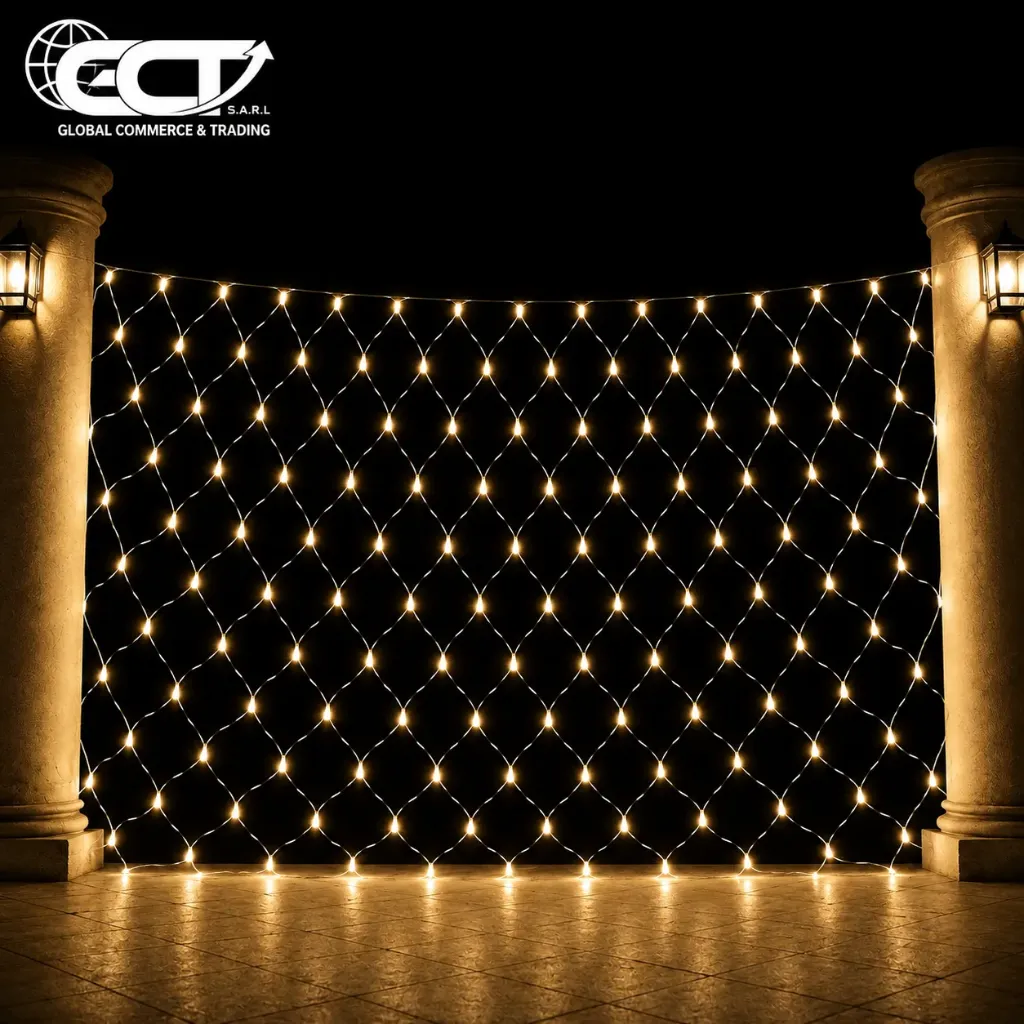 Guirlande Lumineuse en Filet (Intérieur) _ 3 × 2 m – FH-Net 3 × 2 m – 192 LED – F5.webp