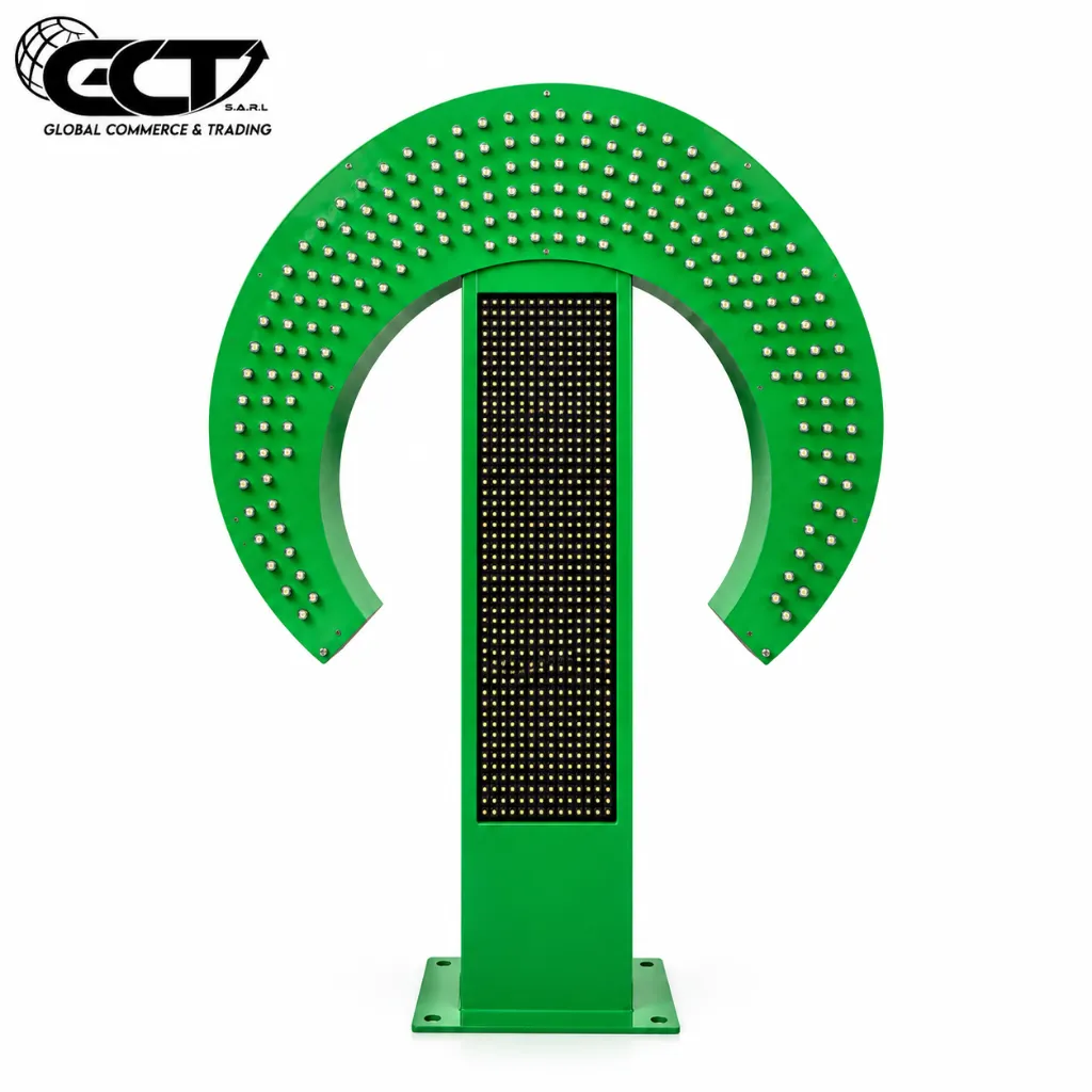 croissant de pharmacie led with logo.webp