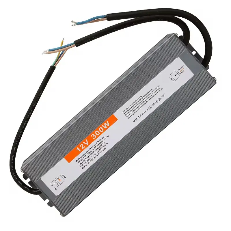 Alimentation - Transformateur LED 12V 300W IP67 – Driver Étanche Haute Puissance 