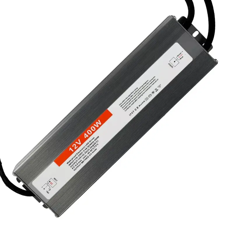[ALIM-12V400W-OD] Alimentation - Transformateur LED 12V 400W IP67 – Driver Étanche Haute Puissance 