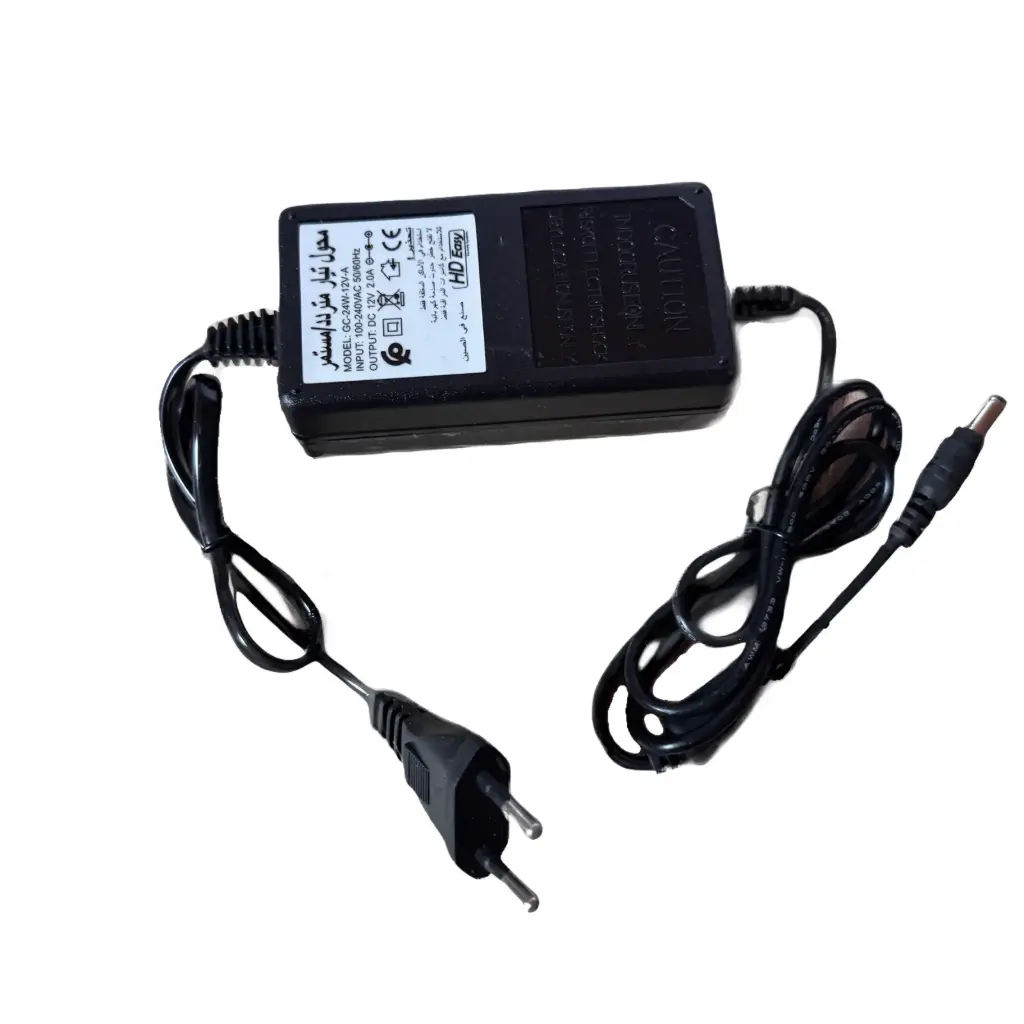 [GC-24W-12V-A] Transformateur Adaptateur GC-24W-12V-A – 12V pour LED & CCTV 