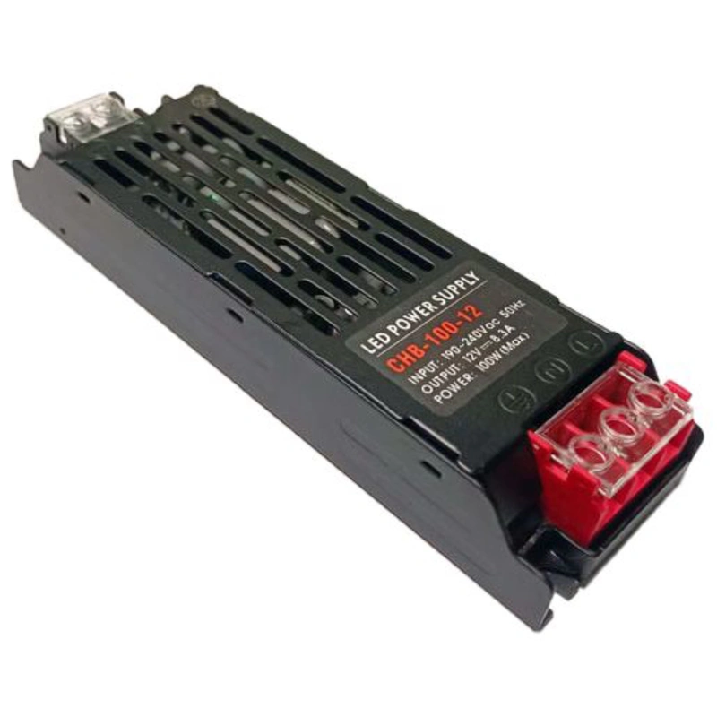 [CHB-100-12] Alimentation / Transformateur 12V 100W AC-DC CHB-100-12 Anti-Poussière Ultra-Mince