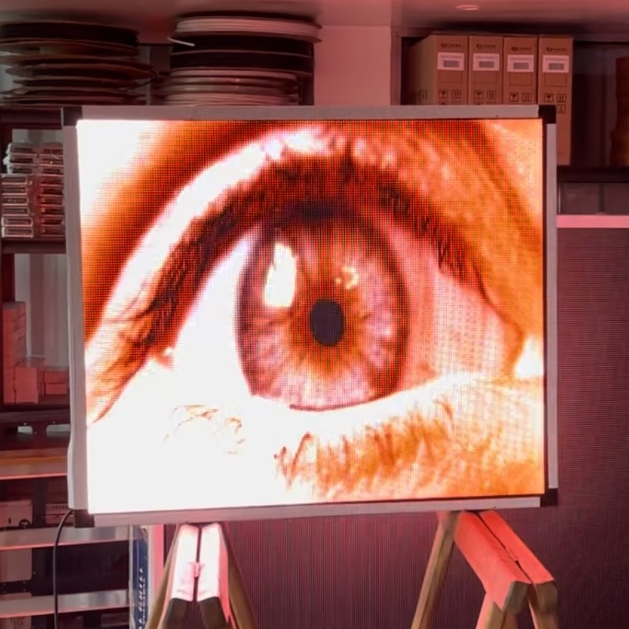 [19PA41] Panneau publicitaire LED P5 double face 1m80cm