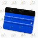 Raclette de Pose Professionnelle avec Bande en Feutre – 12 × 7 cm – Bleue