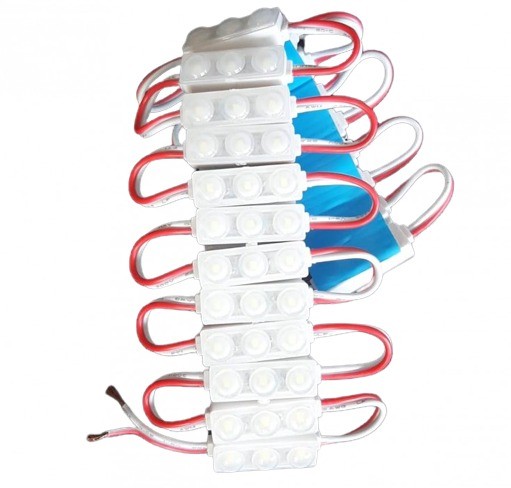[MD2906-3LED-2835] MODULES 3 Points Mini SMD 2835-0.5W-12V Blanc 2906