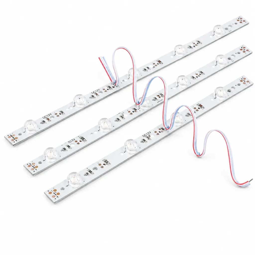 Barre LED Backlight 12V pour Light Box – 14.3×0.9 mm | Éclairage Caisson Lumineux