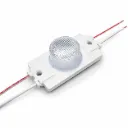 وحدة LED واحدة 12V 1.5W مع عدسة وسلك نحاسي للافتات وصناديق الإضاءة