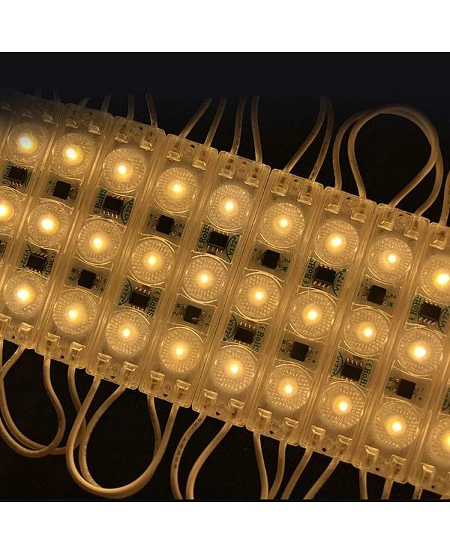 MODULES-3 Points-220V-2W-Led3030-7015-JAUNE