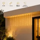 Rideau lumineux LED: 1 × 0,6 m (48 LED) – Grand – FH-1×0,6M-48LED-F8