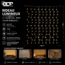 Rideau lumineux : 1 × 1 m (80 LED) – Petit – FH-1M*1M-80LED-F5
