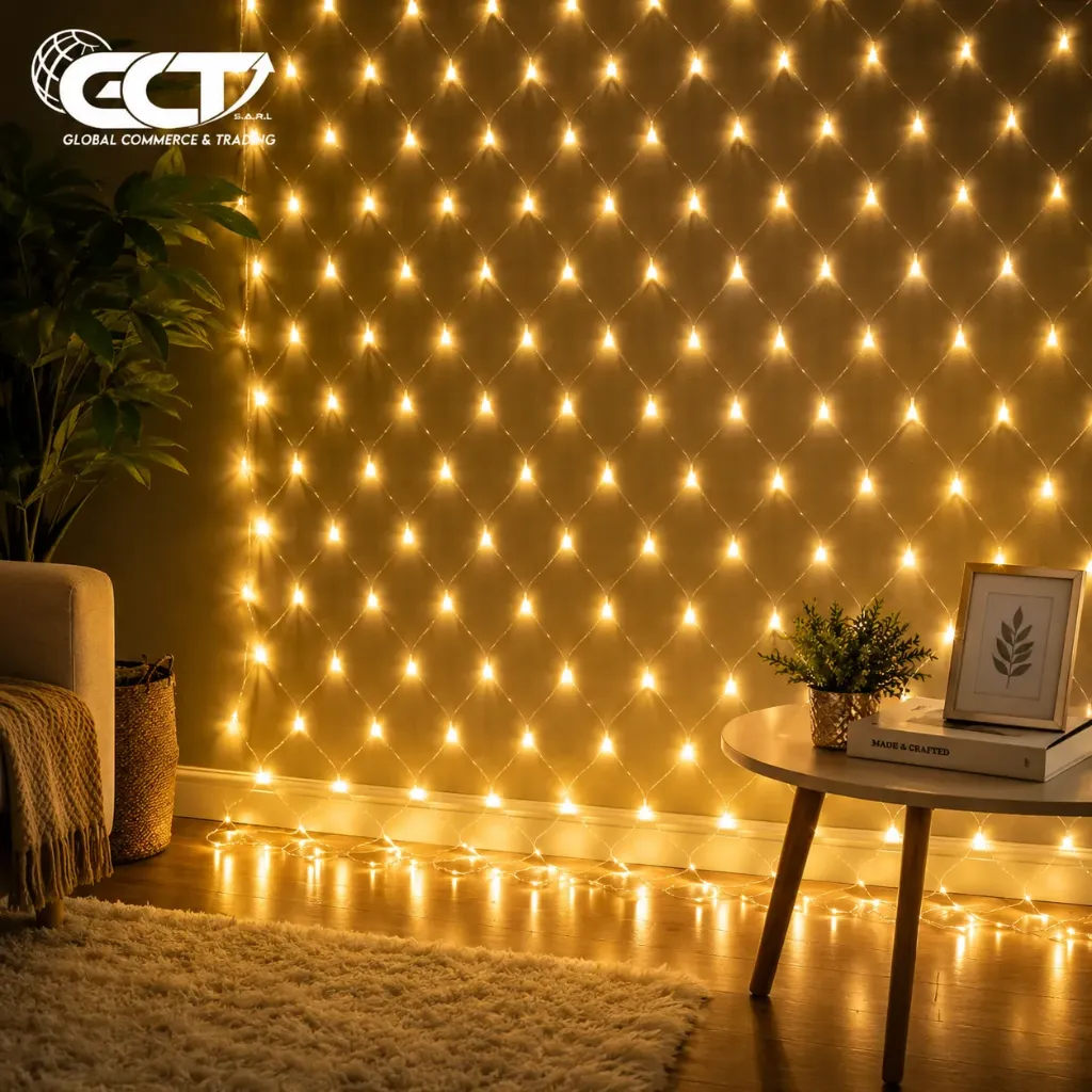 Filet Lumineux LED (Petit) : 3 × 2 m – FH-Net 3 × 2 m – 384 LED – F5
