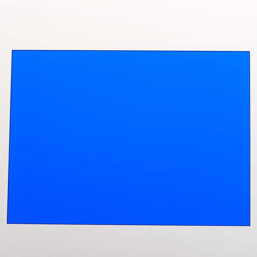 Plexiglass acryliques PMMA Bleu 237 2030*3030 3 mm