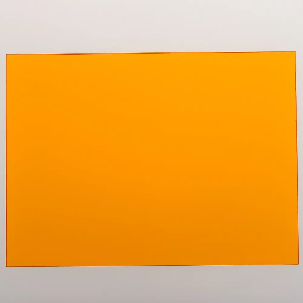 [PMMA266] Plexiglass acryliques PMMA Orange 266 2030*3030 3 mm