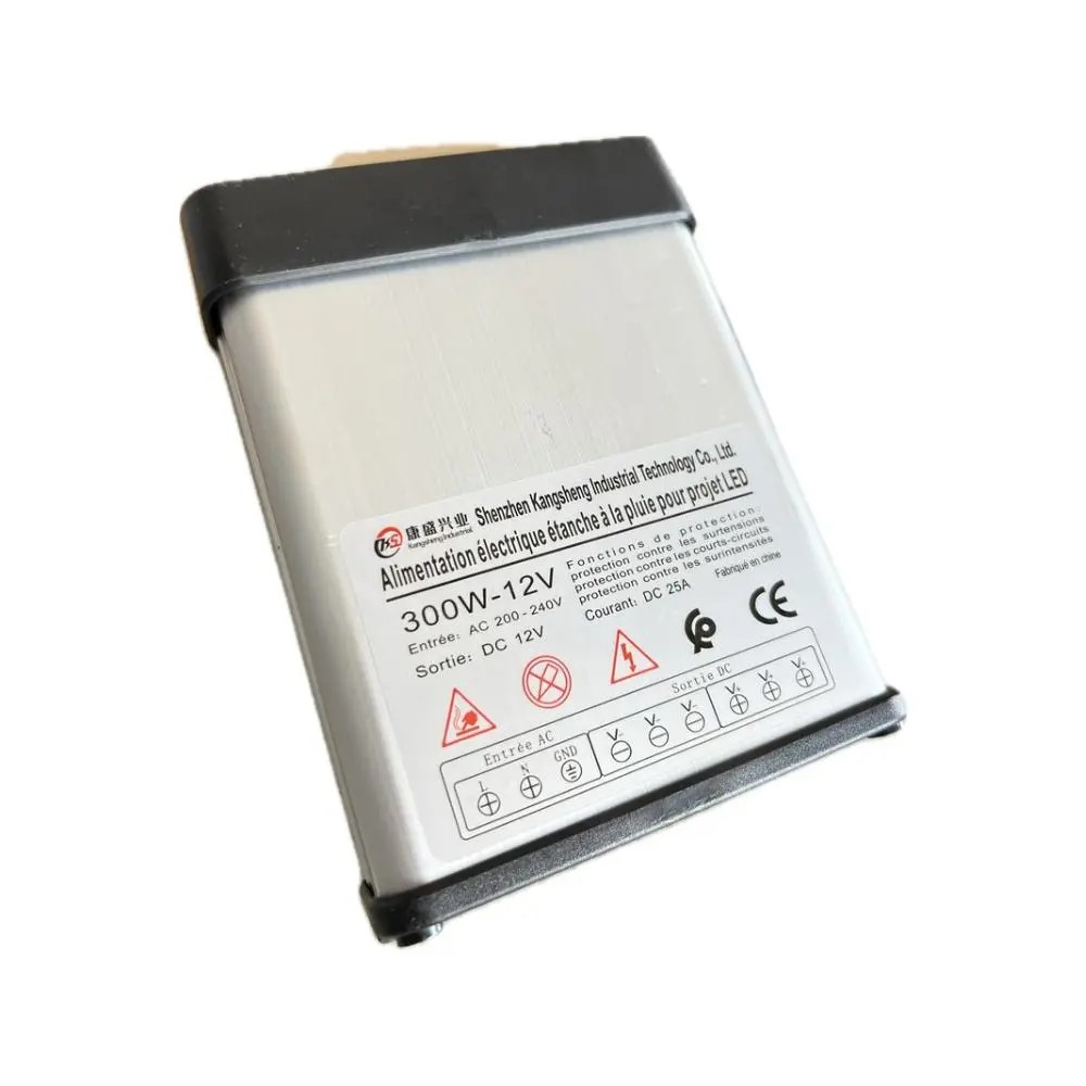 [87AL11] Alimentation12 volts-300 watts résistant à la pluie