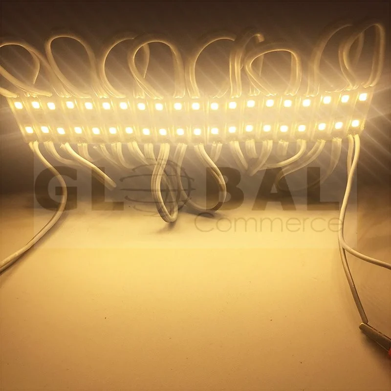 وحدة LED نقطتين SMD 2835 -0.72W-12V صفراء 3812