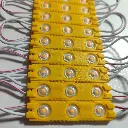 Module LED 3 Points SMD 2835-1.5W-12V Jaune 6012       