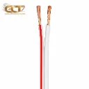 Câble électrique – Cuivre pur – 2×0.5mm² – Polarité blanche/ligne rouge – Pour modules LED & enseignes