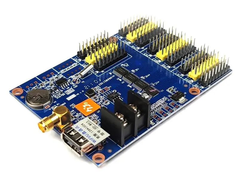 Carte de contrôle Wi-Fi W63 monochrome et bicolore