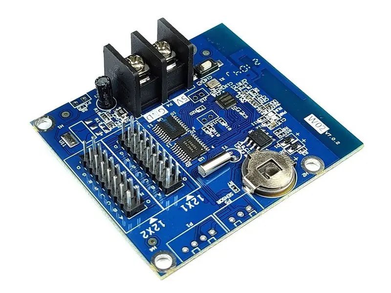 Carte de contrôle Wi-Fi W02 monochrome 