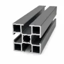 ALUMINUIM PROFILES 4X4CM THICKNESS 1.5MM