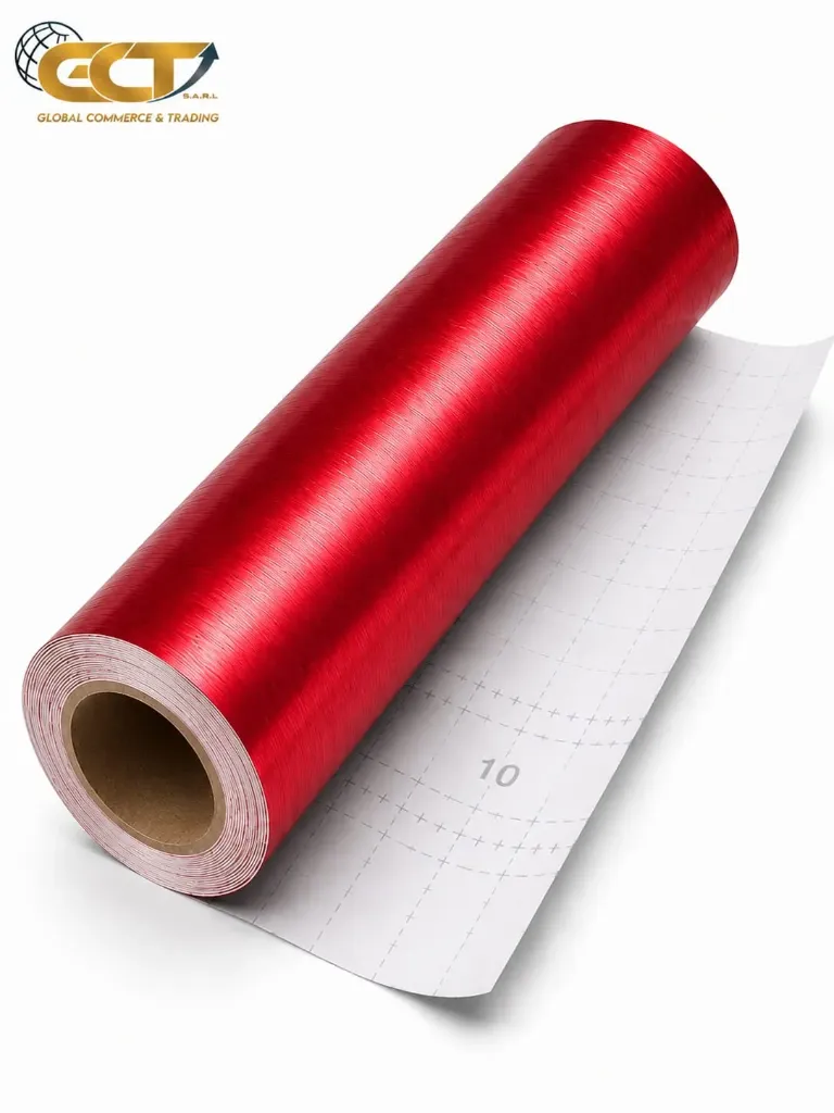 Vinyle Premium rouge de découpe autocollant