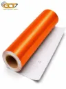 Vinyle Premium Orange de découpe autocollant