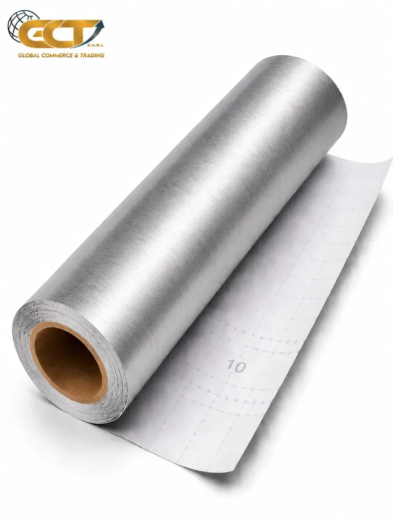 Vinyle Premium Argent brossé de découpe autocollant